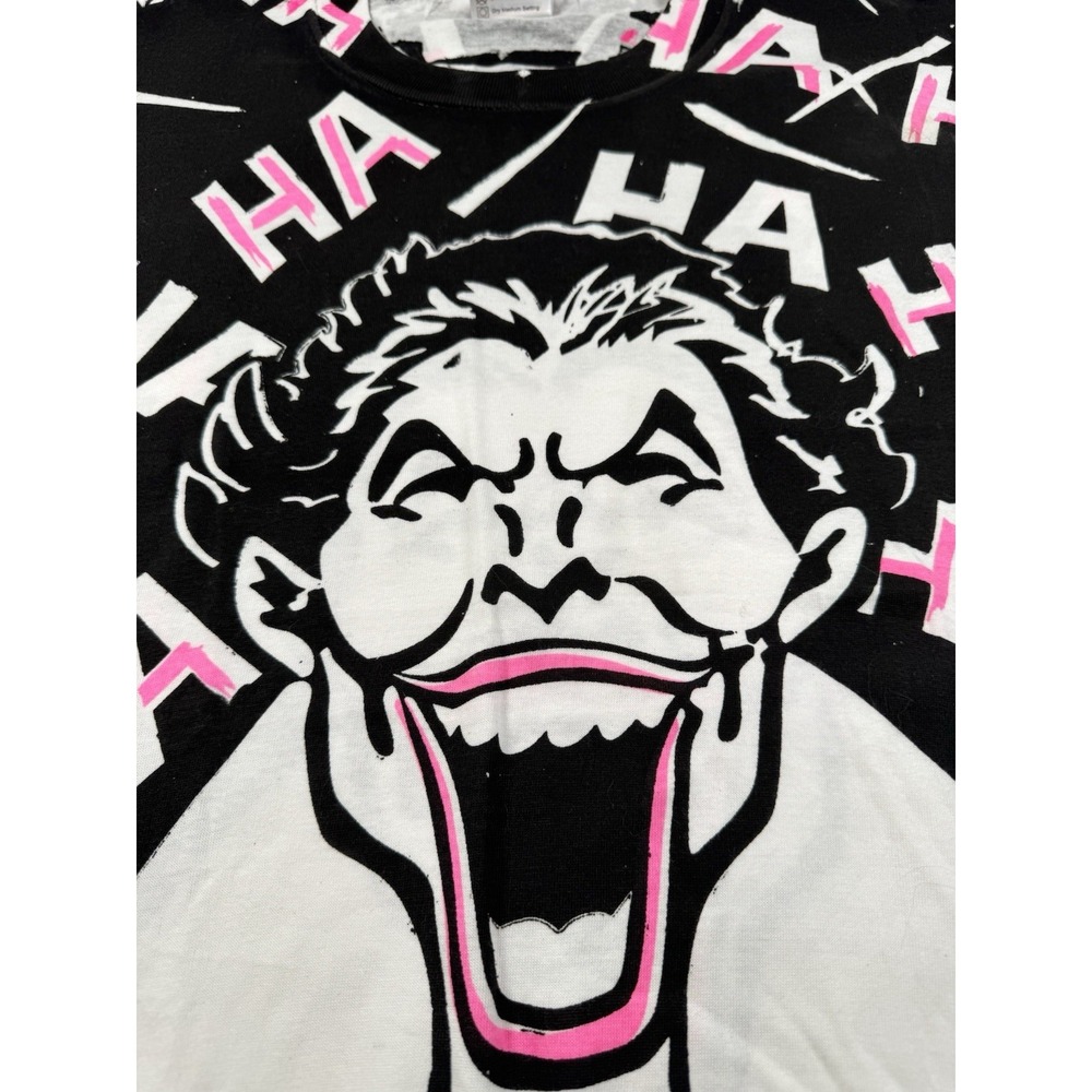 Vintage 90s Joker Ha Ha Aop T-Shirt Rags 72 Batman Dc Comics All Over Print L View 3